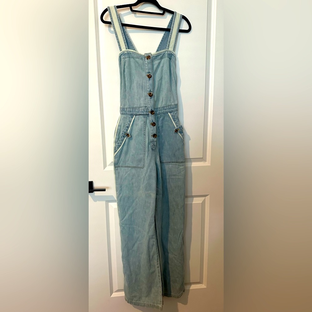NWT Current/Elliott Denim Jumpsuit